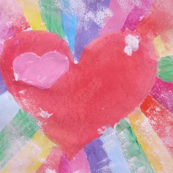 Valentínske srdcia – výtvarná výchova
