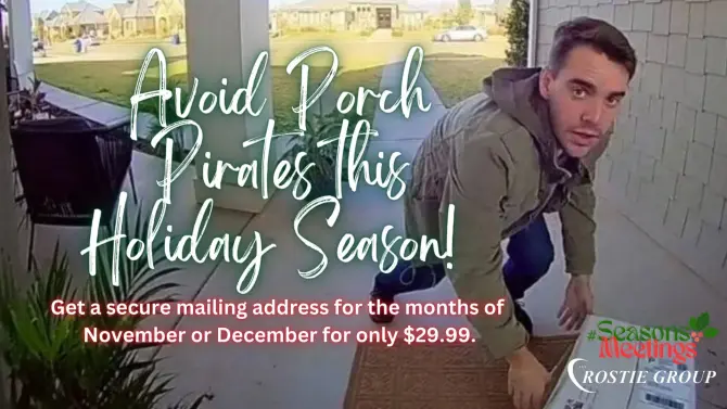 Avoid Porch Pirates – Sign Up for a Secure Address