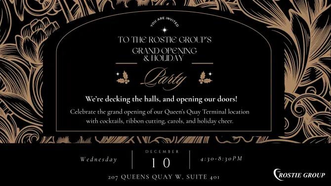 YOU’RE INVITED! Join us for our Grand Opening Holiday Party