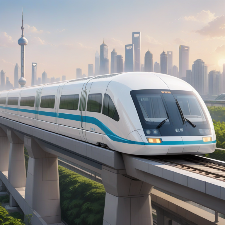 Shanghai Maglev train top speed 431 km/h